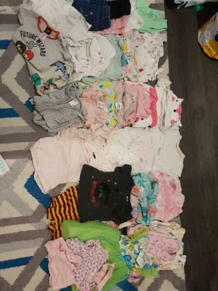 Baby girl clothes, size 00