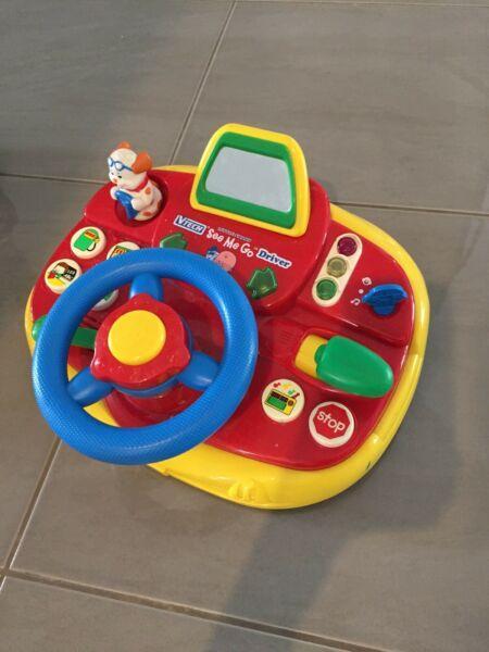 Steering wheel toy