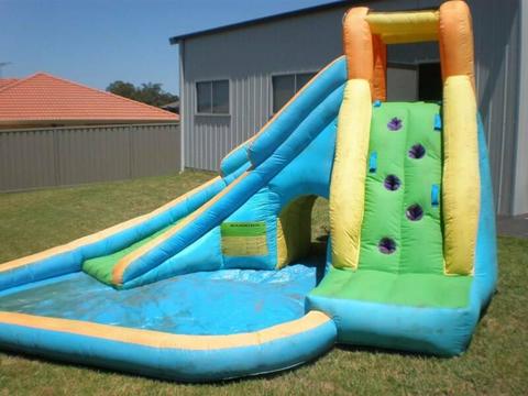 GREAT OUTDOOR WATER PLAY AND SLIDE