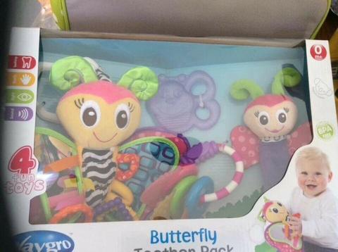 Playgro Butterfly Teething Pack