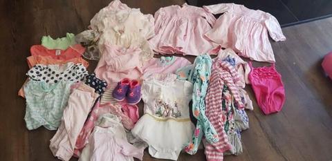 Baby girl clothes 0-6 month
