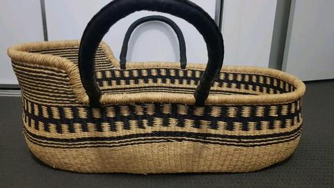 Brand new moses basket from Adinkra Designs