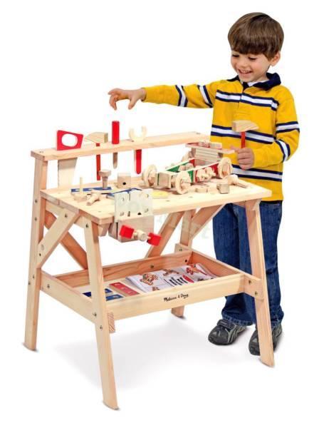 Wow Toy Melissa&Doug Wooden Carpenter Project Tool Work Bench