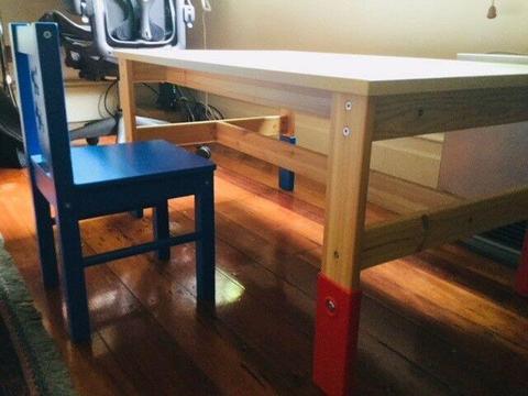 Ikea childrens table and chair