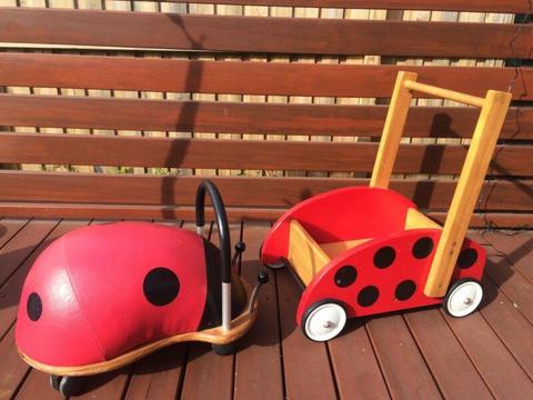 Wheely bug and matching kids trolley
