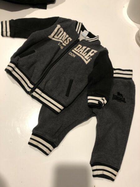 Baby Lonsdale Tracksuit size 6 to 12 months