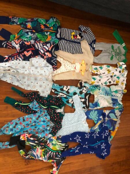 Assorted babies and kids clothes