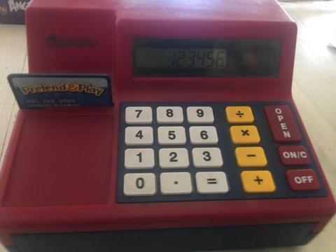 Pretend and Play Calculator Cash register
