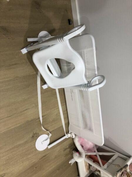 Wanted: Toddler toilet training system and bed rail
