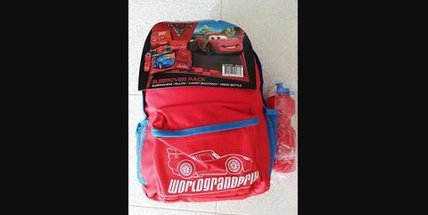 Disney Cars Sleepover Backpack BNWT