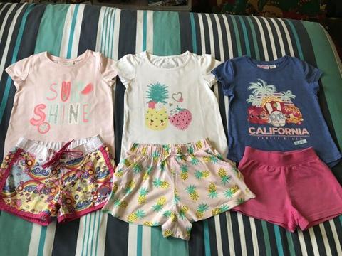 Girls summer clothes size 6