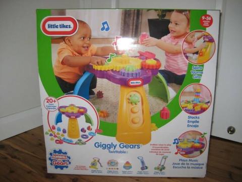 Little Tikes Giggly Gears Twirl table Toy - AS NEW - IN BOX !!!