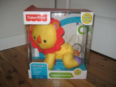 Fisher-Price Fisher Price Touch n Crawl Lion Toy - AS NEW !!!
