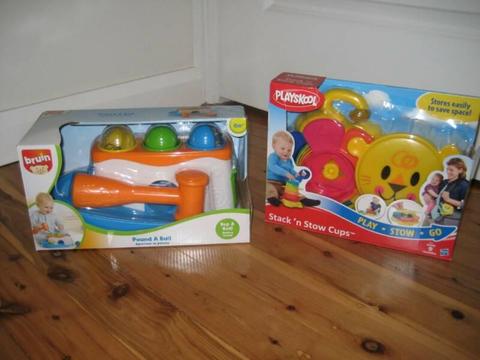 Playskool / Bruin Baby Toys - AS NEW - IN BOXES !!!