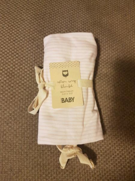 Baby cotton wrap blanket BRAND NEW