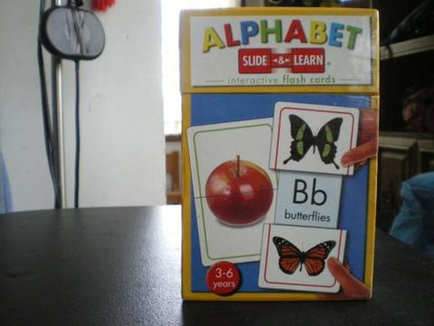 Alphabet Slide & Learn Interactive Flash Cards