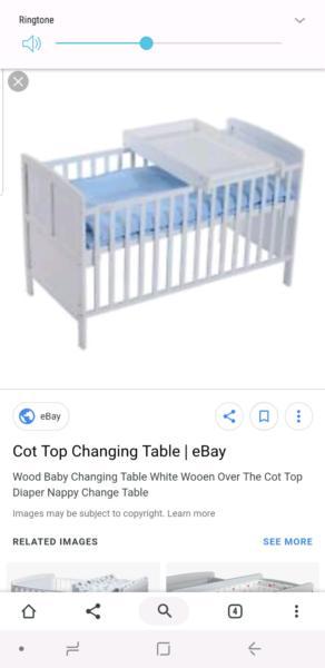 Change table cot topper