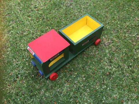 Wooden Tip Truck Toy - Handmade