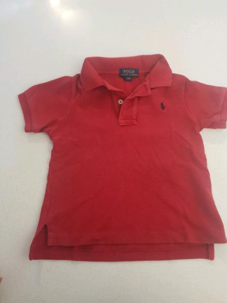 Polo Ralph Lauren red polo - size 2