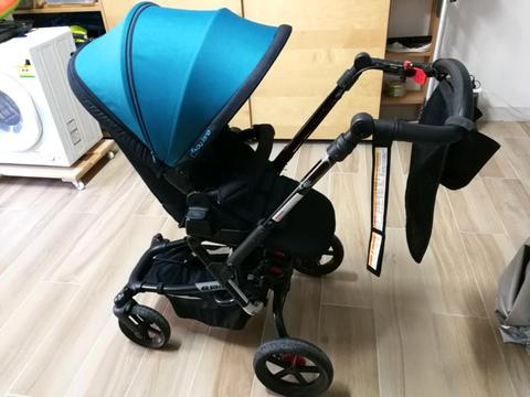 95% new Jane Epic pram with baby cot