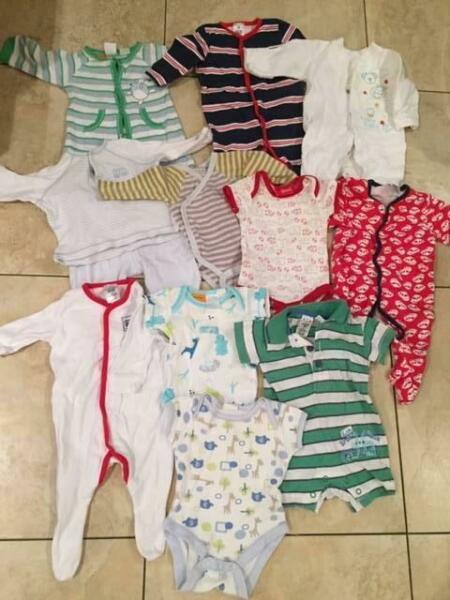 Bundle of baby clothes - Boy NB - 3mths