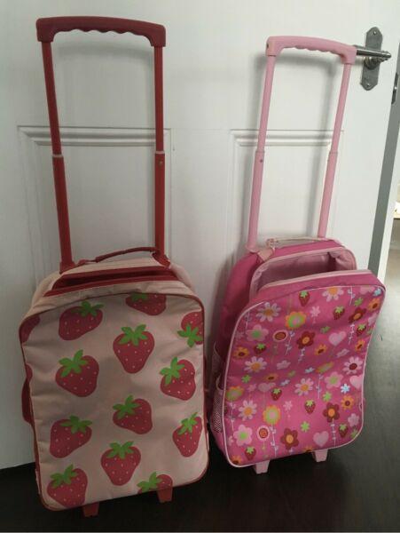 Gorgeous girls wheelie carry on suitcases for your traveler! ($75)