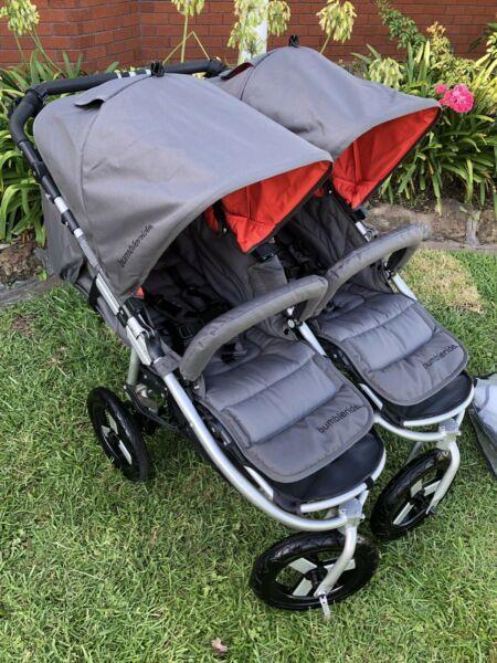 Bumbleride indie twin WITH NEW TEXTILES RRP $1099