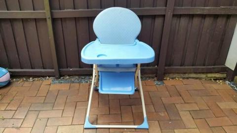 Baby high chair. folds up