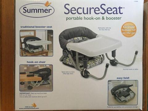 BNIB Summer Secure Portable Baby Seat