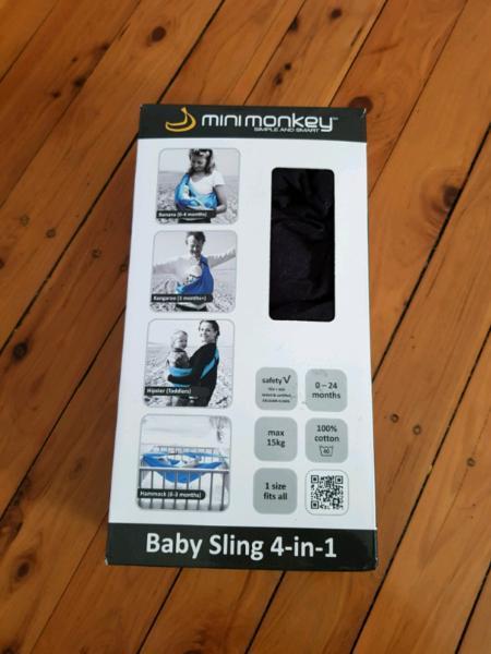 Mini Monkey baby carrier sling only $10