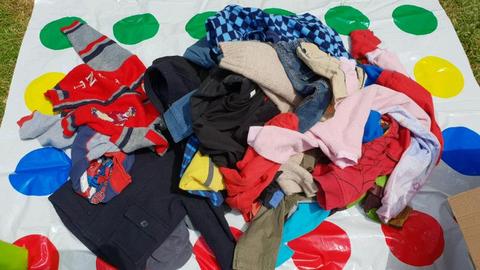 Bundle of kids clothes