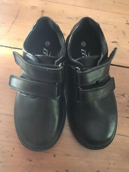 Black school shoes (sz 13) - never worn