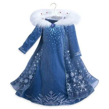 Genuine Disney Store Frozen Elsa deluxe dress sz 5/6