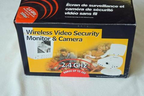 Wireless Video Security Monitor & Camera