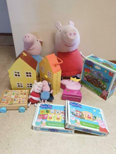 Peppa pig kids toy bundle