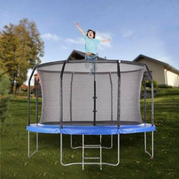 NEW 12ft Round Trampoline Safety Net Ladder Spring Pad Cover