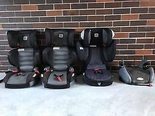 Four (4) Safe-n-Sound car seats