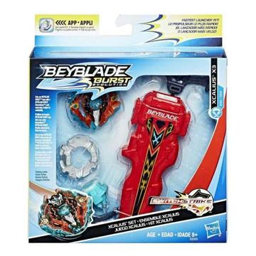 Hasbro Beyblade Burst Evolution Xcalius box set Sword Launcher