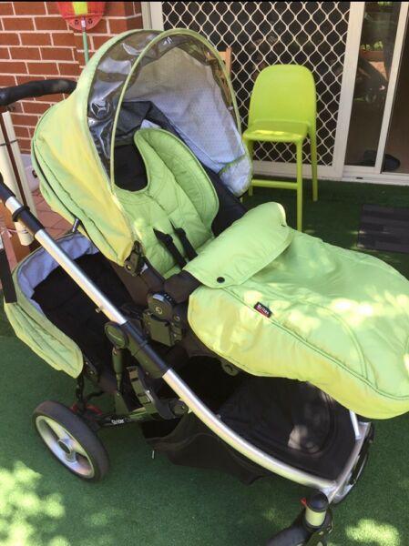 Steel craft strider compact, with toddler seat