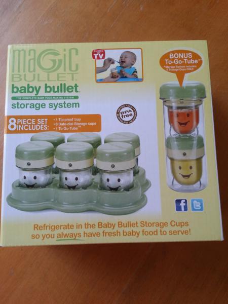 (NEW) Magic baby bullet storage system
