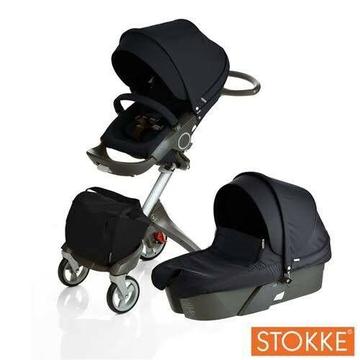 Stokke Stroller Pram and Carry Cot bundle with loads of free extras!