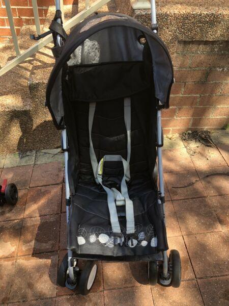 Steelcraft express lay back stroller