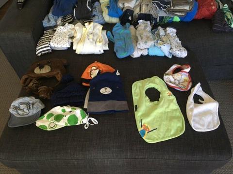Size 1 & 2 boys, over 72 pcs of clothing, summer and winter