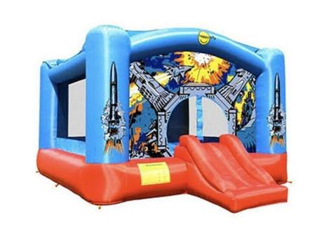 Space Jumping Castle with Sun Cover
