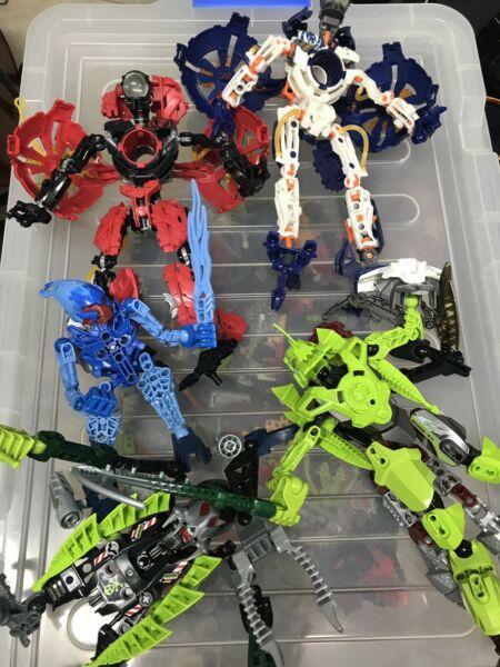 Toy robots Bionicles including LEGO Hero Factory worth hundreds