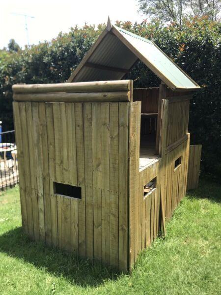 Wooden fort/ cubby house