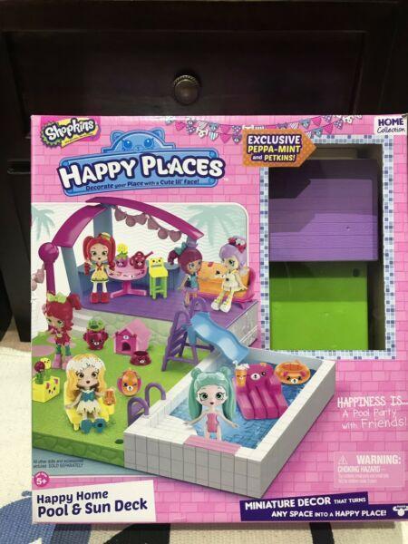 Shopkins happy places pool & sun deck playset