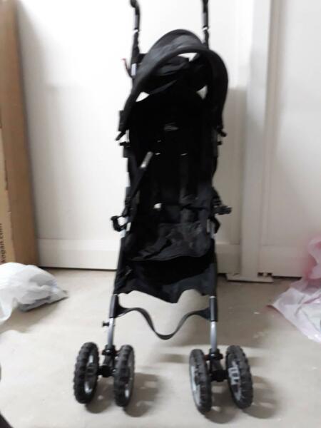Pram and child car seat for sale (Used)