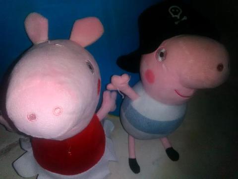 Peppa & George stuffed toys
