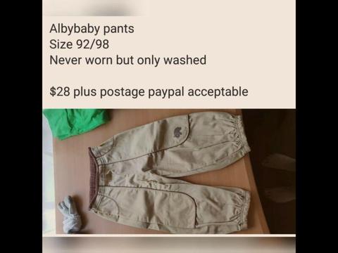 Albybaby pants size 92/98